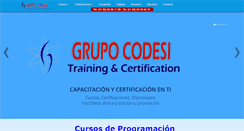 Desktop Screenshot of grupocodesi.com