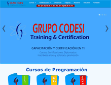 Tablet Screenshot of grupocodesi.com